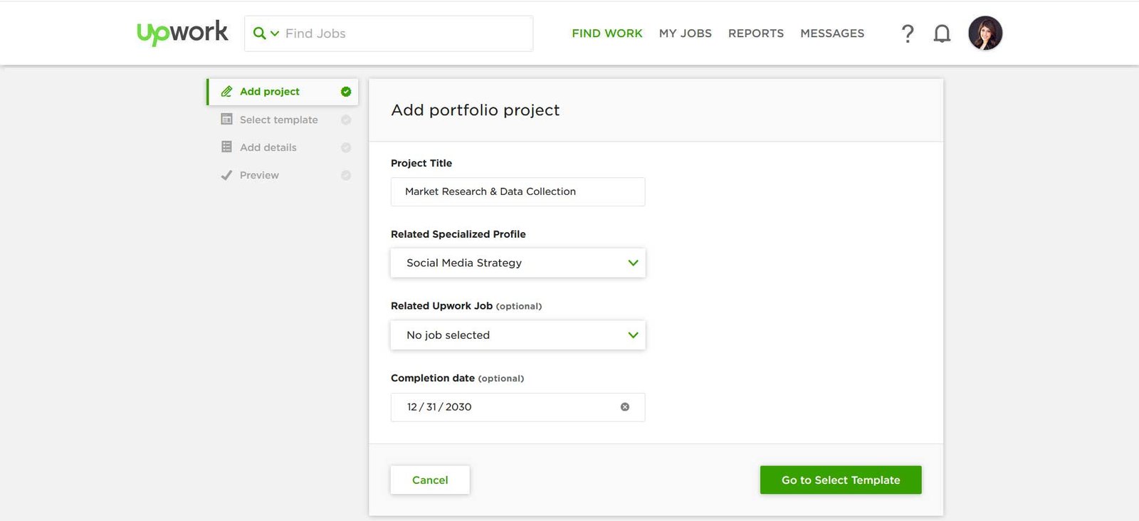 data entry portfolio samples for upwork freelancer